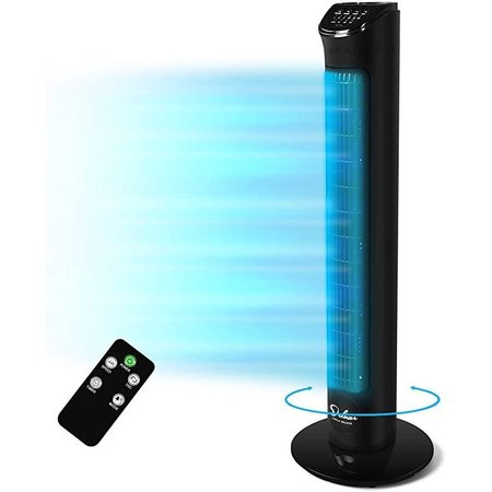 IPOWER Simple Deluxe Tower Fan with remote control, 32 Inch HIFANXTOWER32RC
